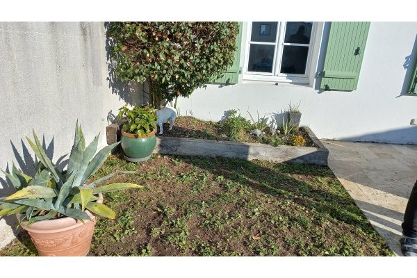 côté terrasse AVANT côté terrasse AVANT