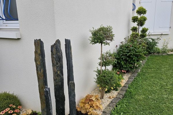 Piquets de schiste après Piquets de schiste après